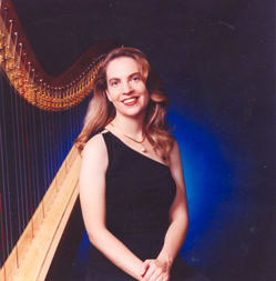 Leah with blue background